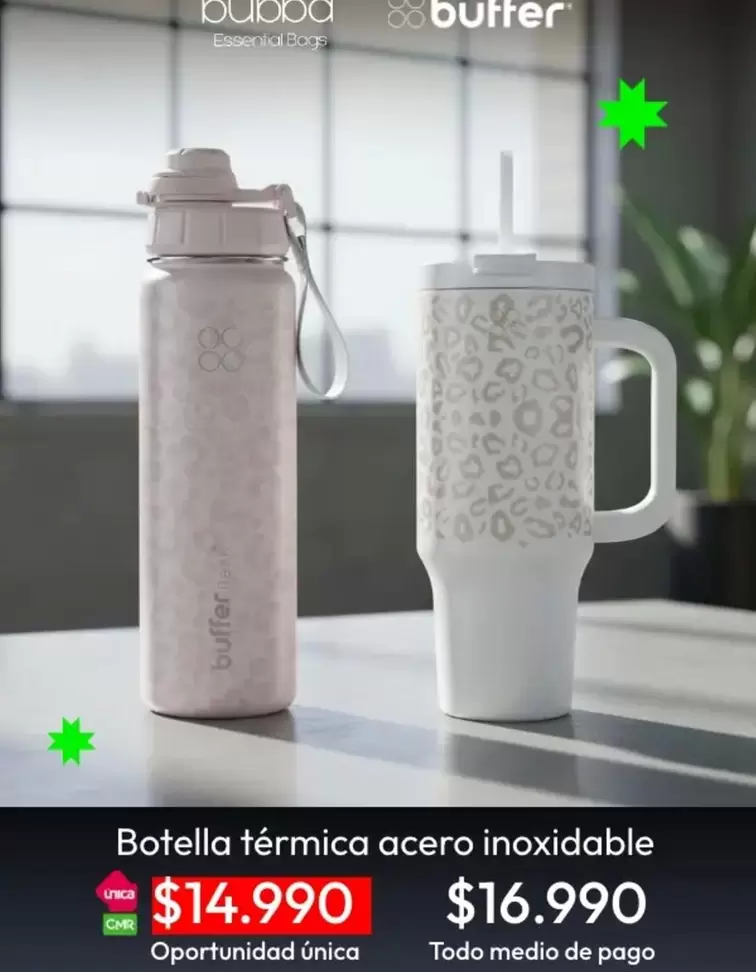 Botella Termica Acero Inoxidable