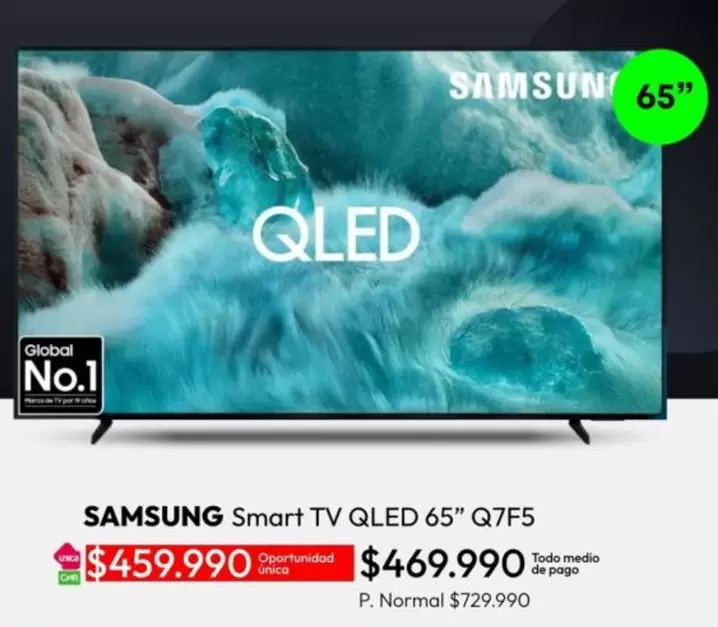 Samsung - Smart Tv Qled 65" Q7F5