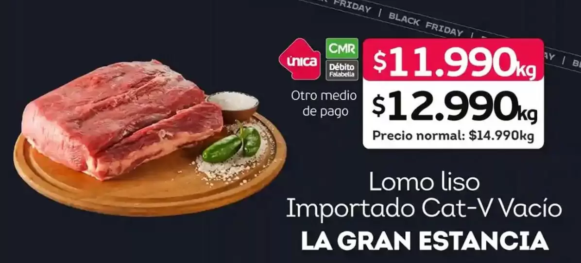 Falabella - Lomo Liso Importado Cat-V Vacio