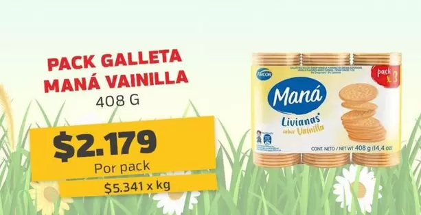 Arcor - Pack Galleta Vainilla