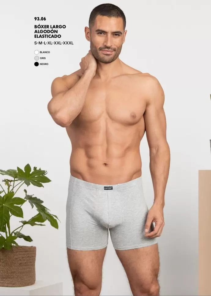 Boxer Largo Algodón Ellottido