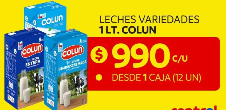 Colun - Leches Variedades 1 Lt.