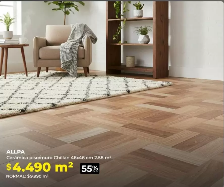 Ceramica Piso/muro Chillan