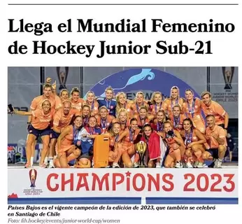 Santiago - Llega El Mundial Femenino De Hockey Junior Sub-21