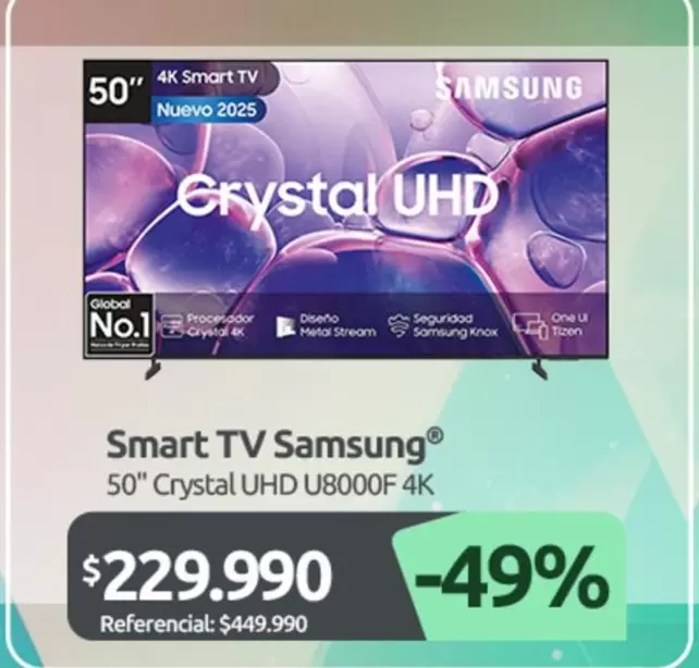 Samsung - Smart TV U800F 4K