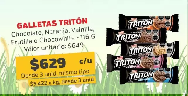 Tritón - Galletas