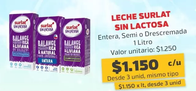Surlat - Leche Sin Lactosa