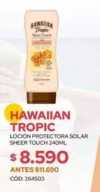 Hawaiian Tropic - Logan Protectora Solar Sheer Touch 240ml