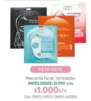 Petrizzio - Mascarilla Facial Variedades