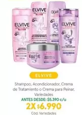 Elvive - Shampoo, Acondicionador, Crema De Tratamiento O Crema Para Peinar,