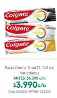 Colgate - Pasta Dental Total 12, 150 ml