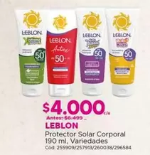 Leblon - Protector Solar Corporal