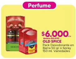 Old Spice - Pack Desodorante En Barra 50 Gr O Spray