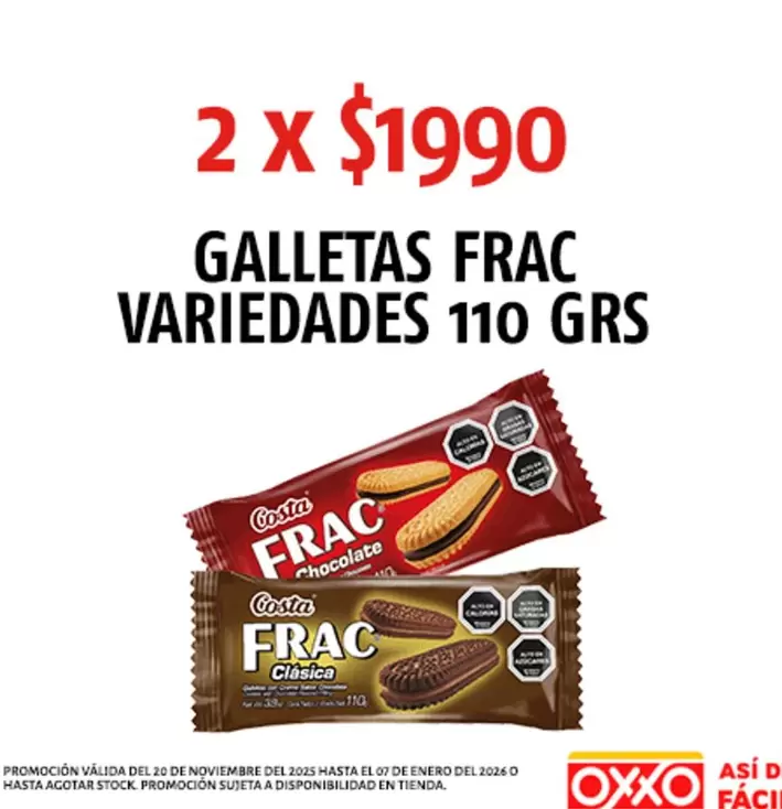 Frac - Galletas