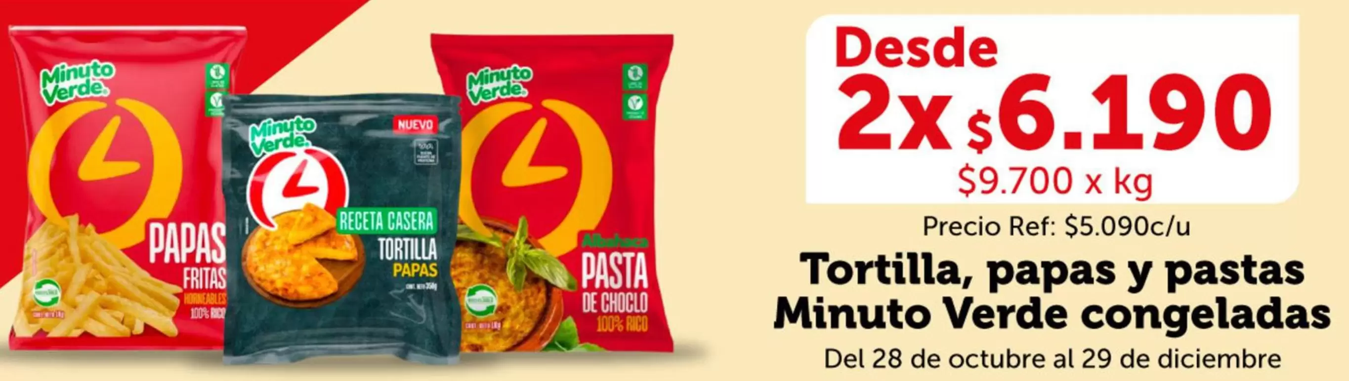 Minuto Verde - Tortilla, Papas Y Pastas