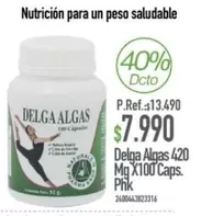 Delga Alpas Mg X100 Caps.