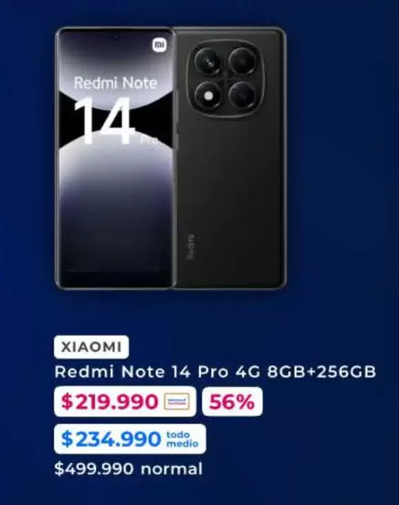 Xiaomi - Redmi Note 14 Pro 4G 8GB+256GB