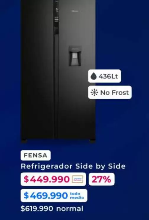 Fensa - Refrigerador Side By Side