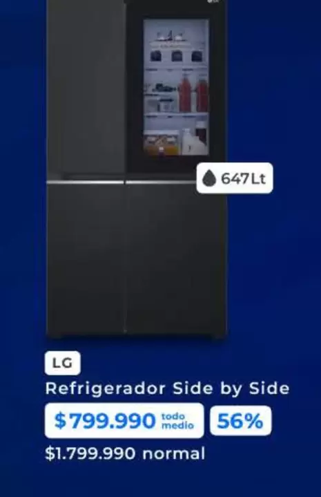 LG - Refrigerador Side By Side