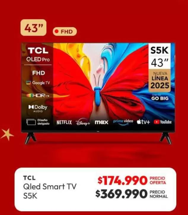 TCL - Qled Smart Tv S5k