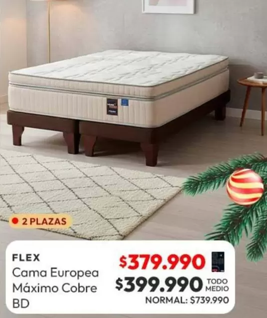 Flex - Cama Europea Máximo Cobre