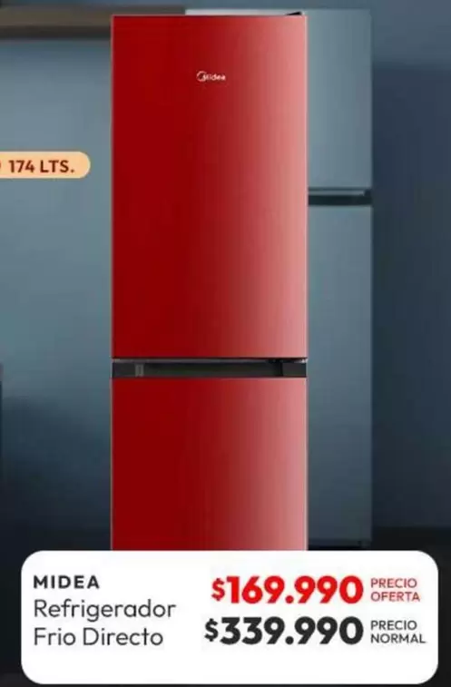Midea - Refrigerador Frio Directo