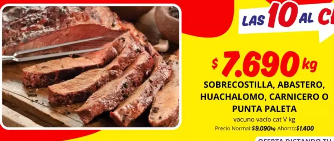 Til - Sobrecostilla, Abastero, Huachaloma, Carnicero O Punta Paleta