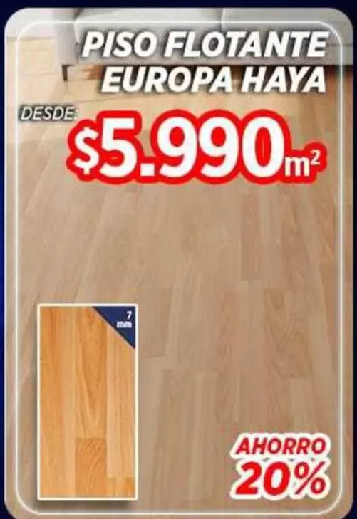 Piso Flotante Europa Haya