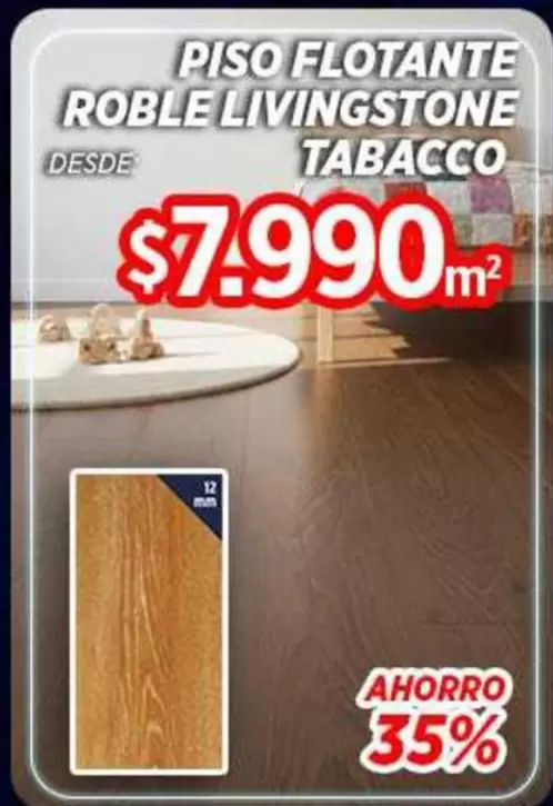 Piso Flotante Roble Livingstone