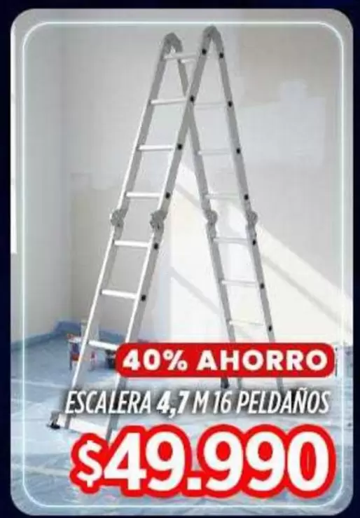 Escalera 4.7 M 16 Pieldanos