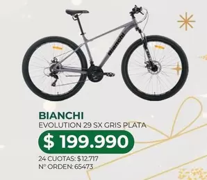 Bianchi - Evolution 29 Sx Gris Plata