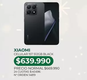 Xiaomi - Celular 15t 512gb Black