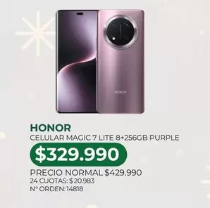 Celular Magic 7 Lite 8+256gb Purple