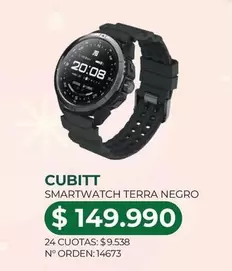 Cubicat - Smartwatch Terra Negro