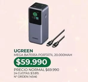 Mega -  Bateria Portátil 20.000mah