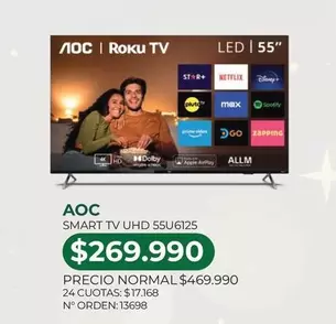 Apple - AOC I Roku Tv