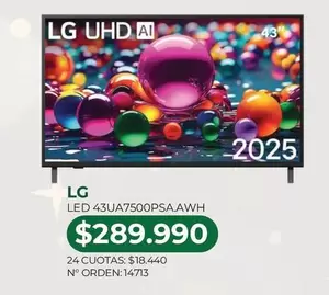 LG - Led 43ua7500psa Awh
