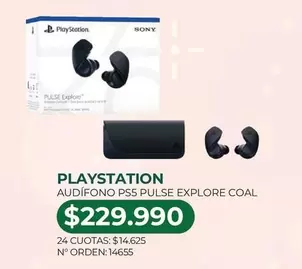 SONY - Audifono PS5 Pulse Explore Coal