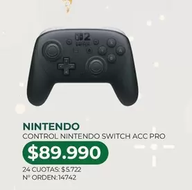 Control -  Nintendo Switch Acc Pro