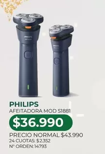 Philips - Afeitadora Mod S1881