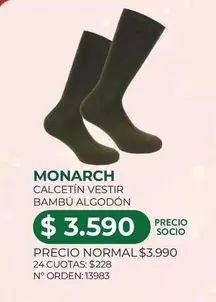 Calcetín Vestir Bambú Algodón