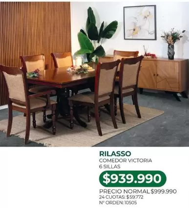 Victoria - Comedor  6 Sillas