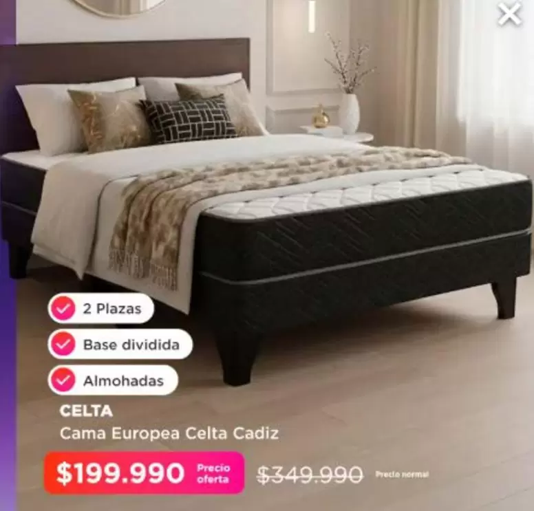 Celta - Cama Europea  Cadiz