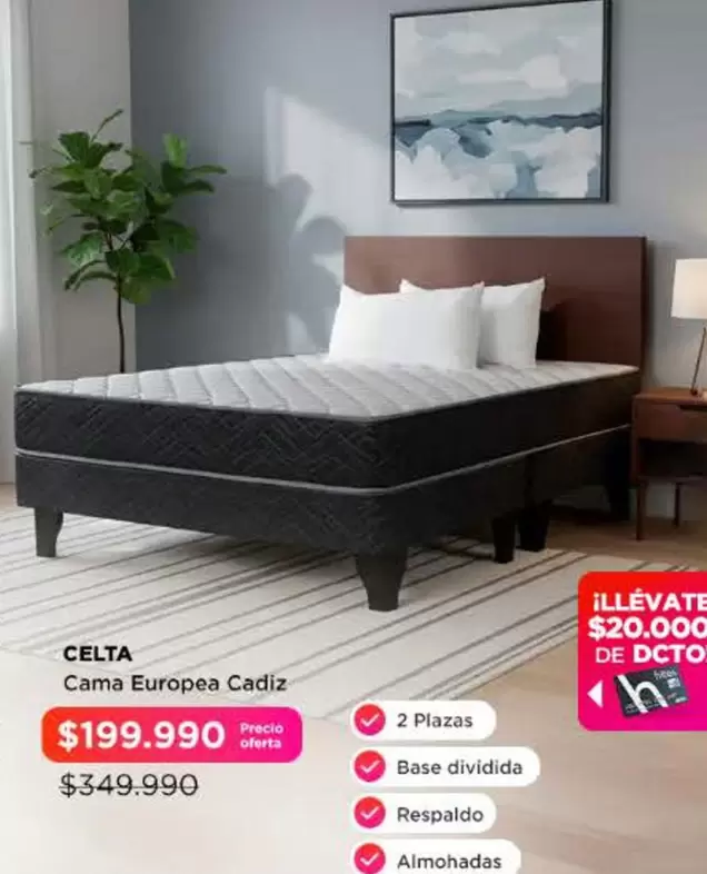 Celta - Cama Europea Cadiz