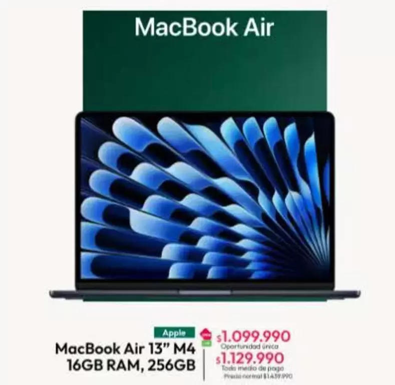 Apple - Macbook Air 13" M4 16gb 256gb