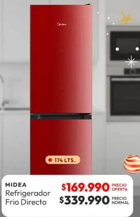 Midea - Refrigerador Frio Directo