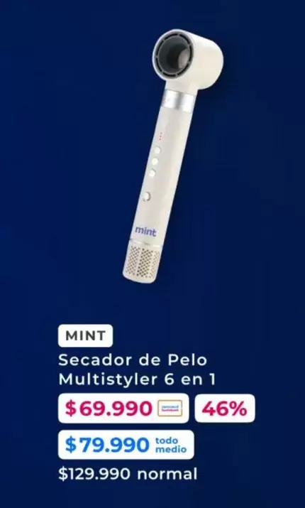 Secador De Pelo Multistyler 6 En 1