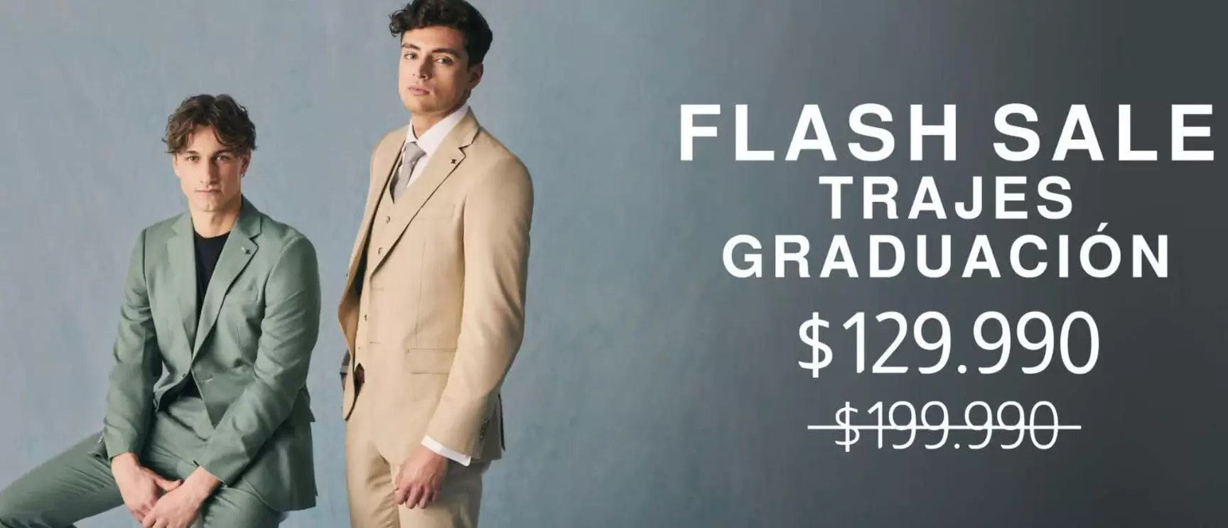 Flash - Sale Trajes Graduacion