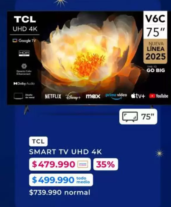 TCL - Smart Tv Uhd 4k