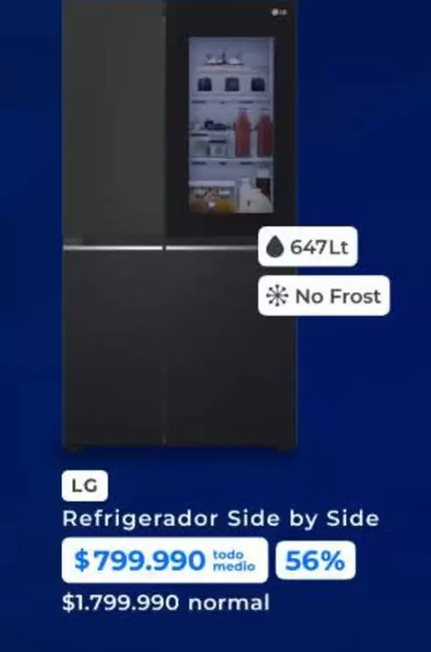 LG - Refrigerador Side By Side